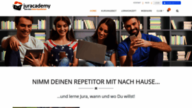 What Juracademy.de website looked like in 2021 (3 years ago)