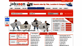 What Jobxoom.com website looked like in 2021 (3 years ago)