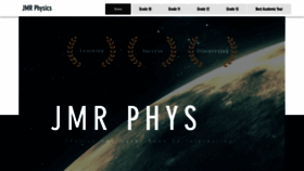 What Jmrphysics.com website looked like in 2021 (3 years ago)