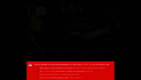 What Jama.fr website looked like in 2021 (3 years ago)