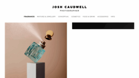 What Joshcaudwell.com website looked like in 2021 (3 years ago)