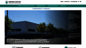 What Justiciacordoba.gob.ar website looked like in 2021 (3 years ago)