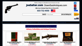 What Joesalter.com website looked like in 2021 (3 years ago)
