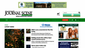 What Journalscene.com website looked like in 2021 (3 years ago)