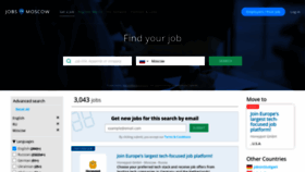 What Jobsinmoscow.eu website looked like in 2021 (3 years ago)