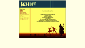What Jazz4now.co.uk website looked like in 2021 (3 years ago)