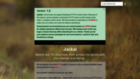 What Jackal.surge.sh website looked like in 2021 (3 years ago)