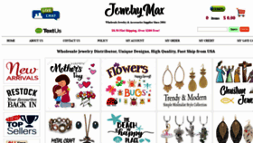 What Jewelrymax.net website looked like in 2021 (3 years ago)