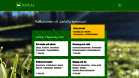What Jarfalla.se website looked like in 2021 (3 years ago)