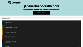 What Japanartsandcrafts.com website looked like in 2021 (3 years ago)
