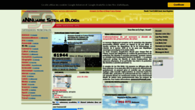 What Joelouvier.info website looked like in 2021 (4 years ago)