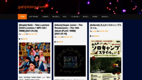 What Jpzipblog.com website looked like in 2021 (3 years ago)
