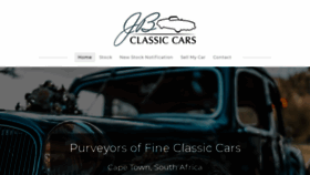 What Jbclassiccars.co.za website looked like in 2021 (2 years ago)