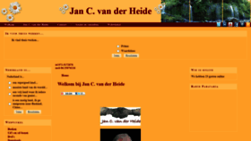 What Jancvanderheide.com website looked like in 2021 (2 years ago)