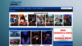 What Juragan-anime.net website looked like in 2021 (3 years ago)