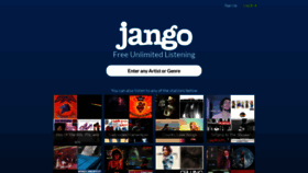 What Jango.com website looked like in 2021 (3 years ago)