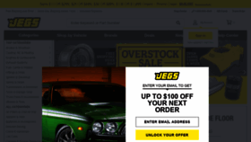 What Jegs.com website looked like in 2021 (2 years ago)