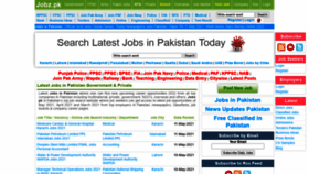 What Jobz.pk website looked like in 2021 (2 years ago)
