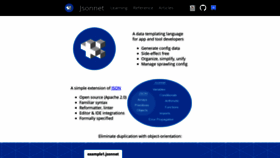 What Jsonnet.org website looked like in 2021 (2 years ago)