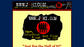 What J4hi.com website looked like in 2021 (4 years ago)