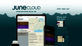 What Junecloud.com website looked like in 2021 (2 years ago)