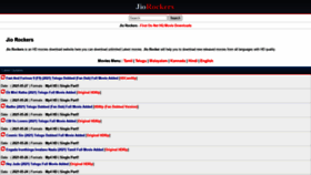 What Jiorockers.net website looked like in 2021 (2 years ago)