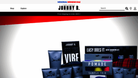 What Johnnybhaircare.com website looked like in 2021 (2 years ago)