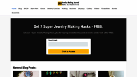 What Jewelrymakingjournal.com website looked like in 2021 (2 years ago)