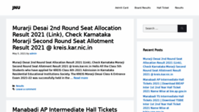 What Jodhpurnationaluniversity.com website looked like in 2021 (4 years ago)