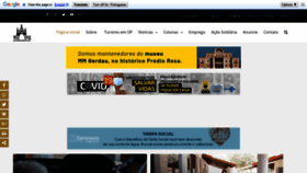 What Jornalvozativa.com website looked like in 2021 (3 years ago)