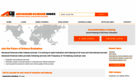 What Journal-index.org website looked like in 2021 (2 years ago)