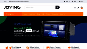 What Joyingauto.eu website looked like in 2021 (4 years ago)