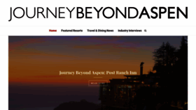 What Journeybeyondaspen.com website looked like in 2021 (2 years ago)