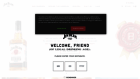 What Jimbeam.com website looked like in 2021 (2 years ago)