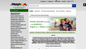 What Juniora.pl website looked like in 2021 (2 years ago)