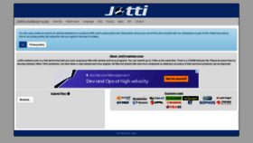 What Jotti.org website looked like in 2021 (2 years ago)