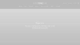 What Justoneeye.com website looked like in 2021 (2 years ago)