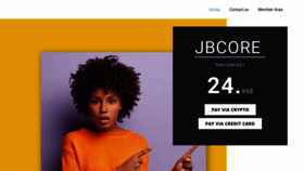 What Jbcore.me website looked like in 2021 (2 years ago)