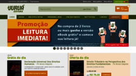 What Jurua.com.br website looked like in 2021 (4 years ago)