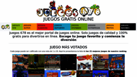 What Juegos678.com website looked like in 2021 (2 years ago)