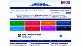What Jobsfocal.com website looked like in 2021 (2 years ago)