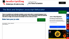 What Javascript2img.com website looked like in 2021 (2 years ago)