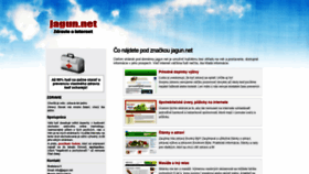 What Jagun.net website looked like in 2021 (2 years ago)