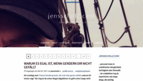 What Jensscholz.com website looked like in 2021 (2 years ago)