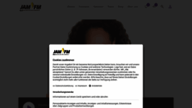 What Jam.fm website looked like in 2021 (2 years ago)