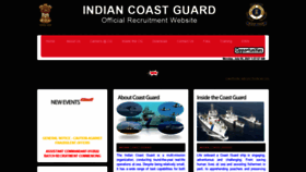 What Joinindiancoastguard.gov.in website looked like in 2021 (2 years ago)
