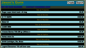 What Jasonsguns.com website looked like in 2021 (2 years ago)