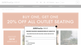 What Janusoutlet.com website looked like in 2021 (2 years ago)