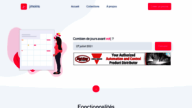 What Jmoins.fr website looked like in 2021 (5 years ago)