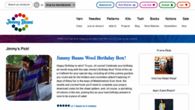 What Jimmybeanswool.com website looked like in 2021 (2 years ago)